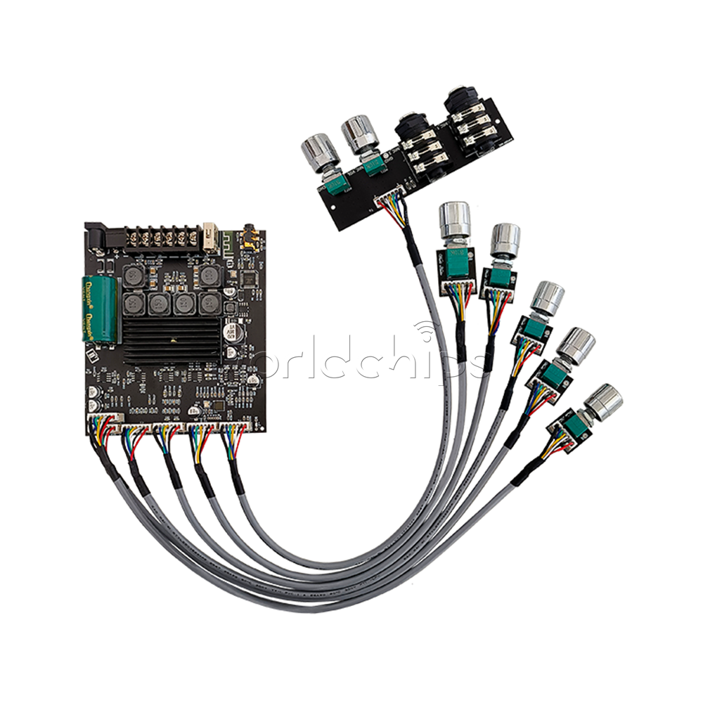 ZK-AM100F 2.1 Channel Bluetooth Power Amplifier Board 50WX2+100W Power TPA3116D2