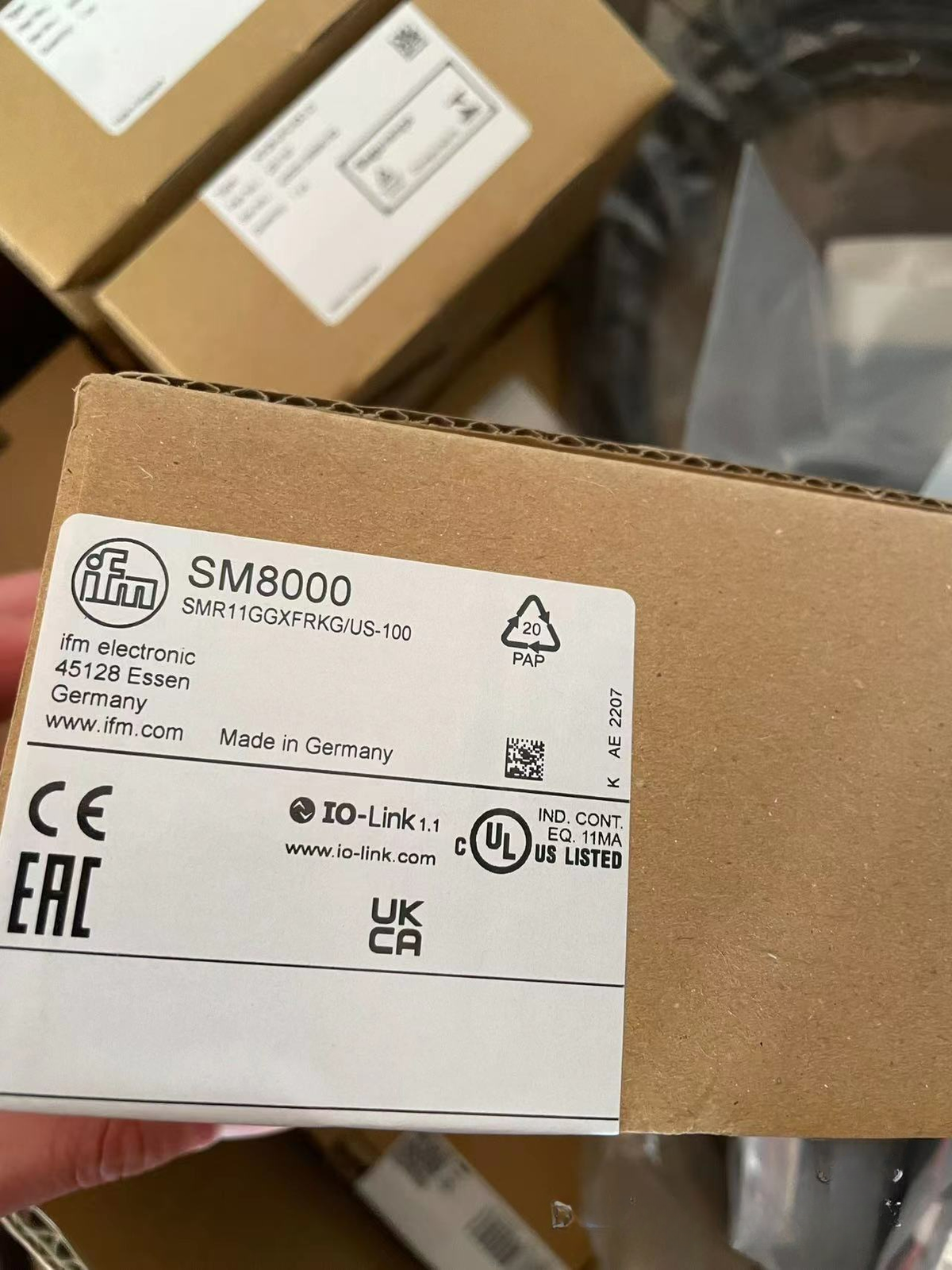 1pcs IFM SM8000 Flow Sensor