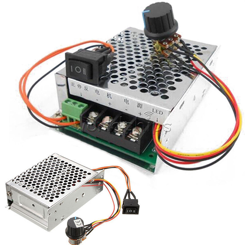 40A 10-50V PWM DC Motor Speed Control Controller CW CCW Reversible Pulse Driver