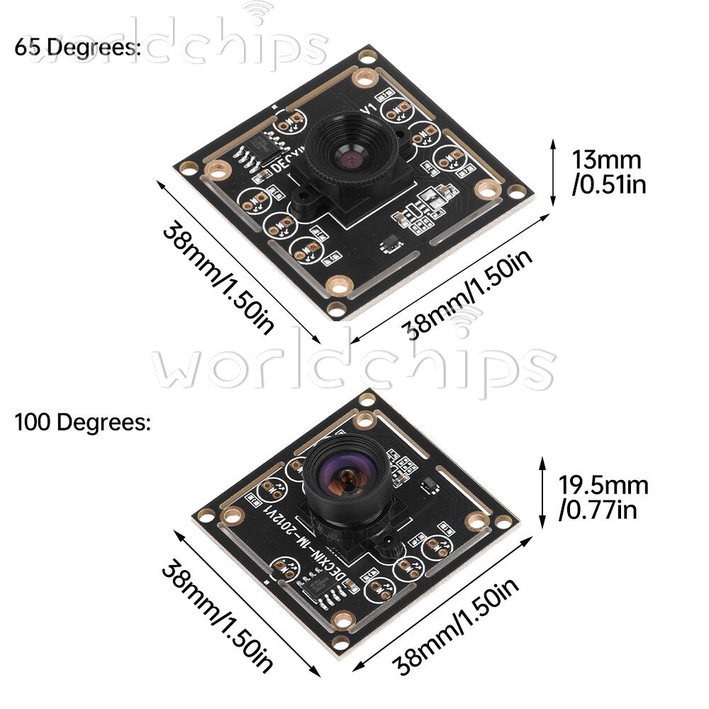 1-10PCS OV9732 30FPS 1MP Camera Module 100° 1280x720 Module For Windows Android