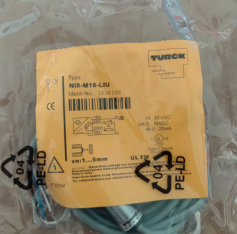 TURCK Proximity Switch Sensor Ni8-M18-LiU Ni8M18LiU  in bag Free shipping