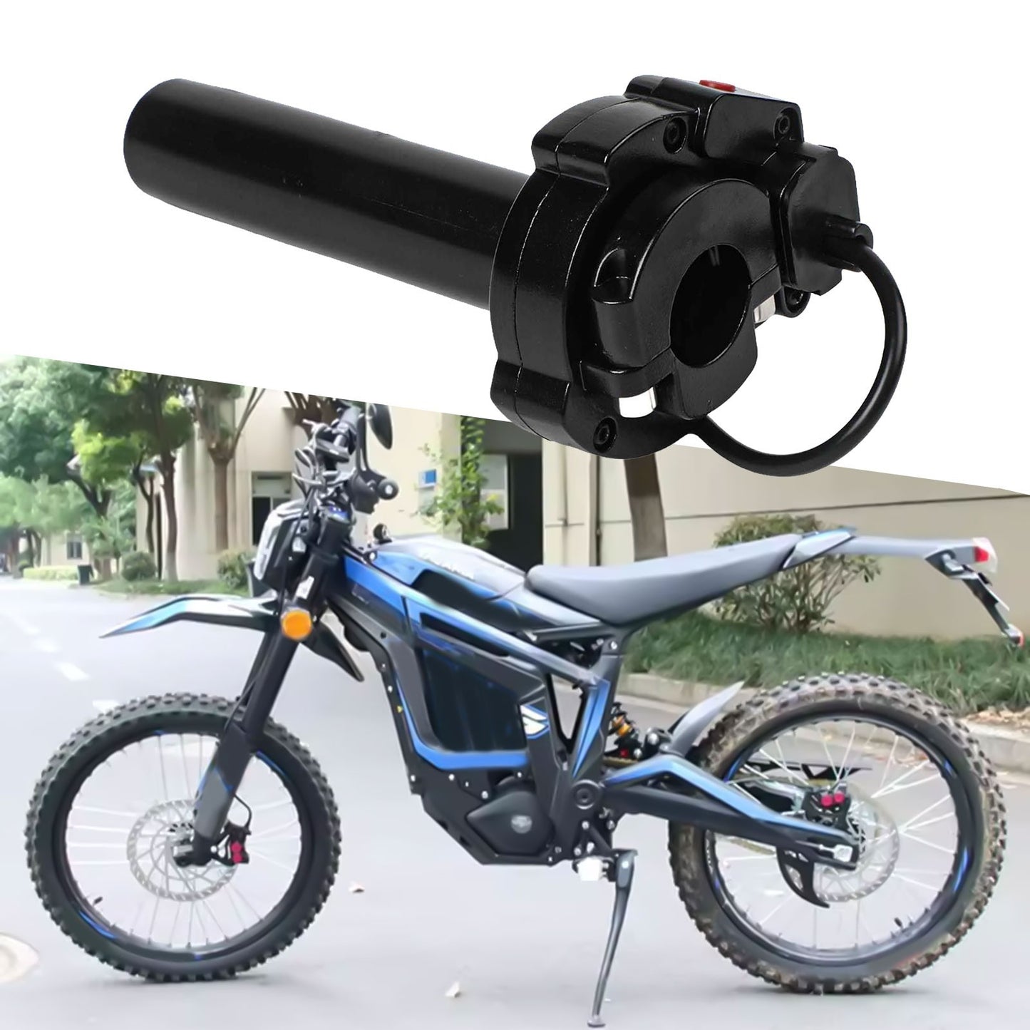 Aluminium Alloy Rubber Throttle Handlebar for Talaria Sting Series Bikes