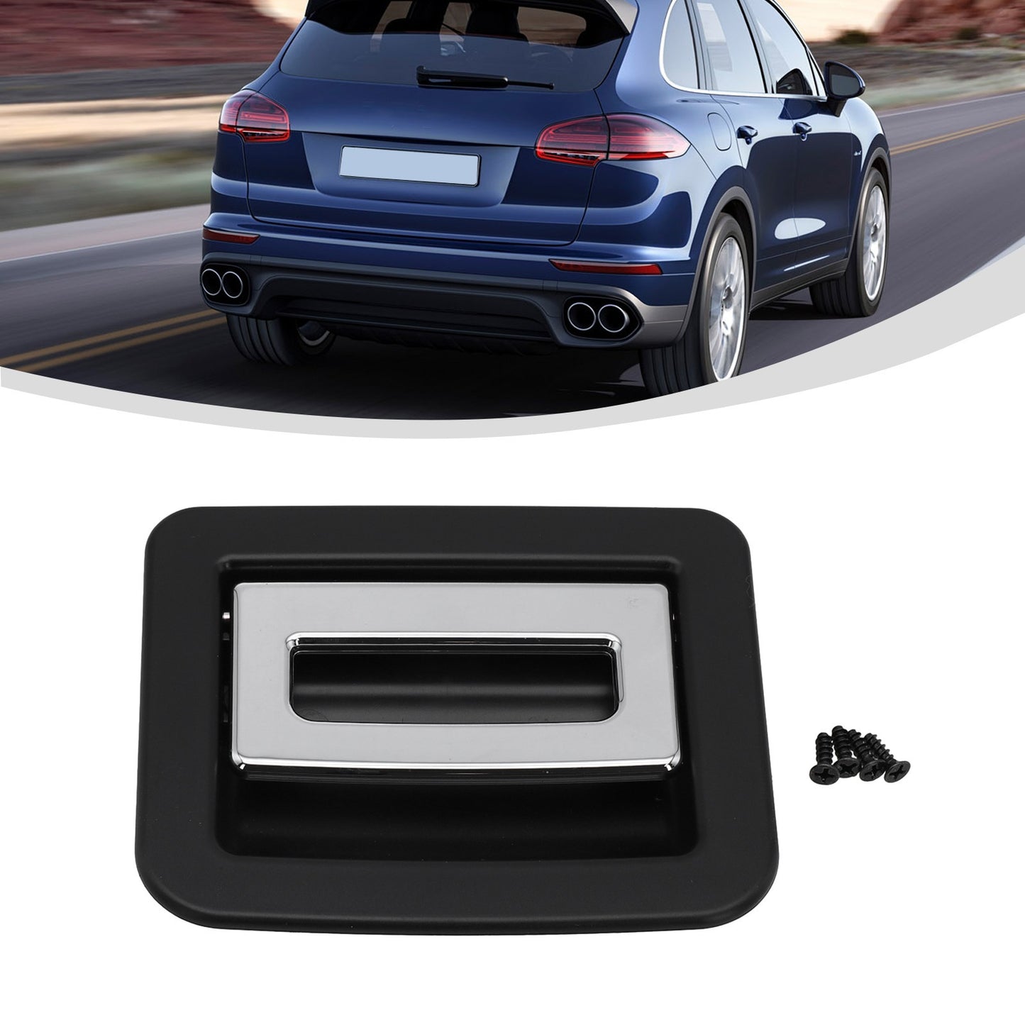 High Quality Black Spare Tire Trunk Floor Handle Cover for For Cayenne