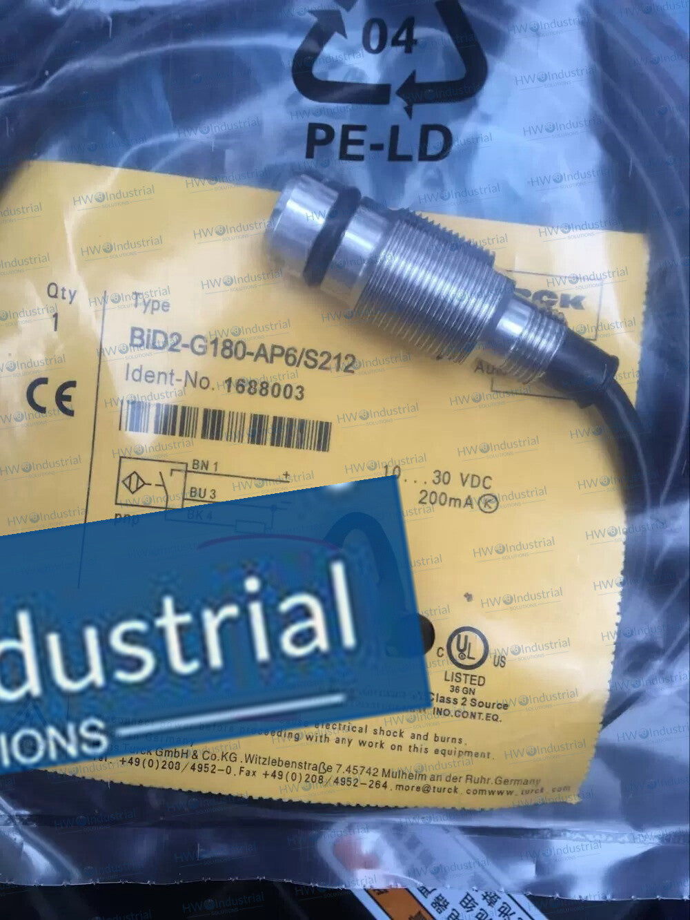 1/piece BID2-G180-AP6/S212 BID2-G180-AP6-S212 Sensor TURCK Proximity Switch