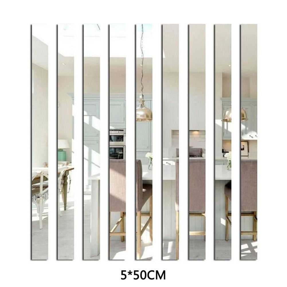 High Quality Wall Sticker Dining Room Living Room Long Strip Acrylic Bedroom