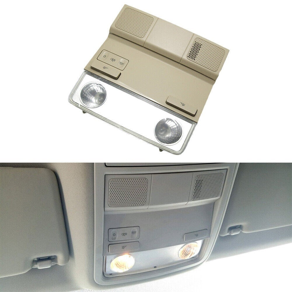 Plastic Beige Car Interior Overhead Dome Map Light Reading Lamp For Golf MK5 MK6