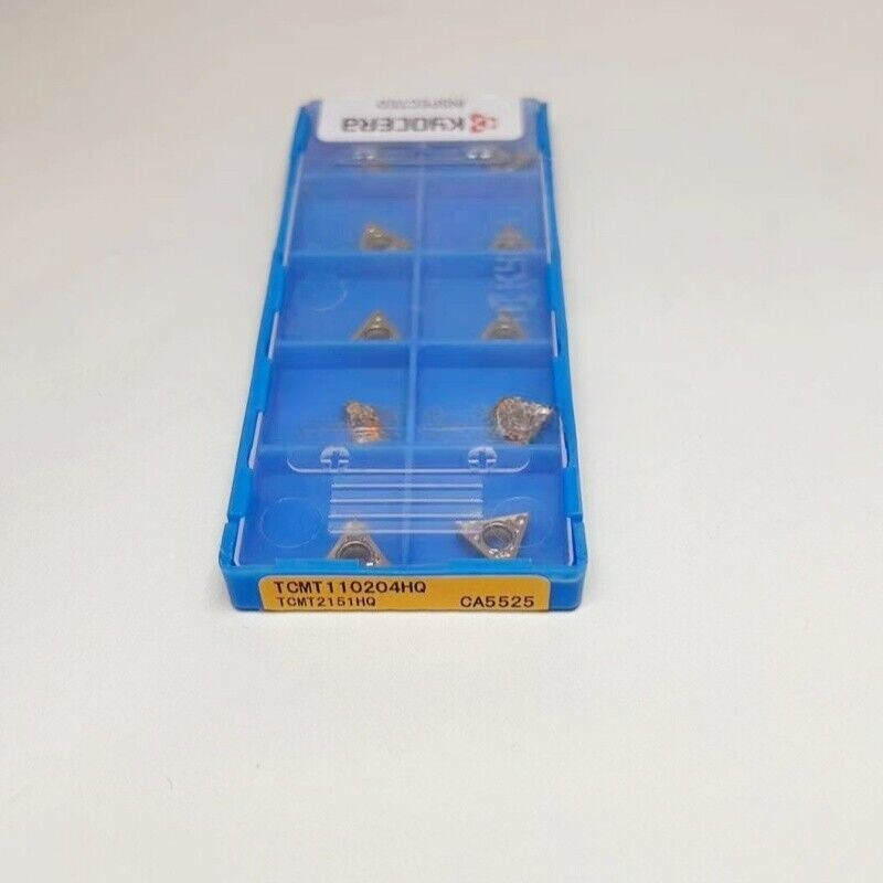 10Pcs Kyocera TCMT110204HQ CA5525 TCMT2151HQ CNC turning blade carbide inserts