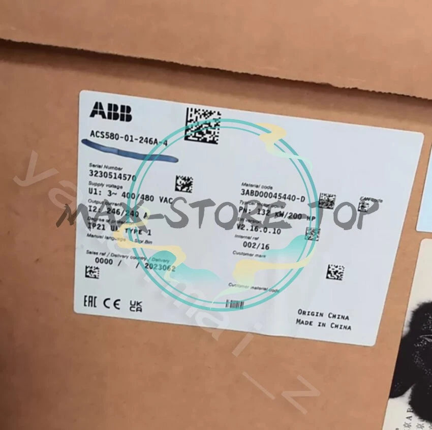 1pc  ABB ACS580-01-246A-4 Frequency Converter Fast Ship UPS or