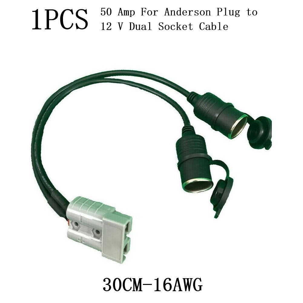 Draht Kabel Anderson-Stecker Stecker 50 A Adapter Doppelbuchsenadapter
