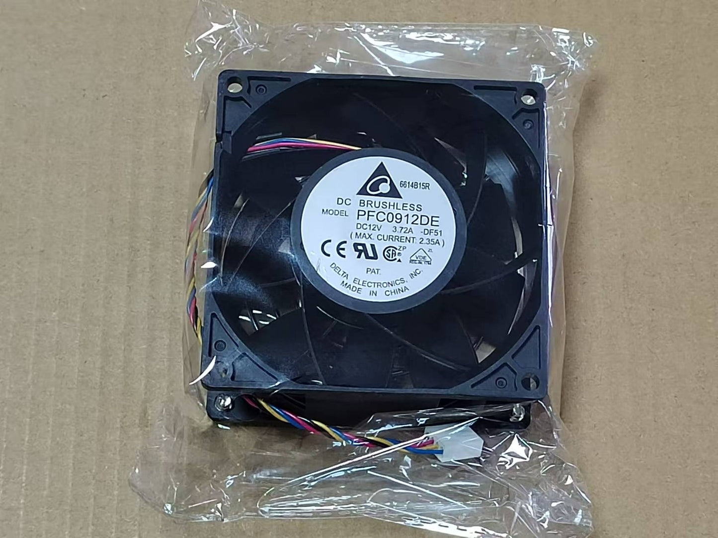 For DELTA PFC0912DE 9038 9CM 3.72A 12V Ultra Violent Cooling Fan