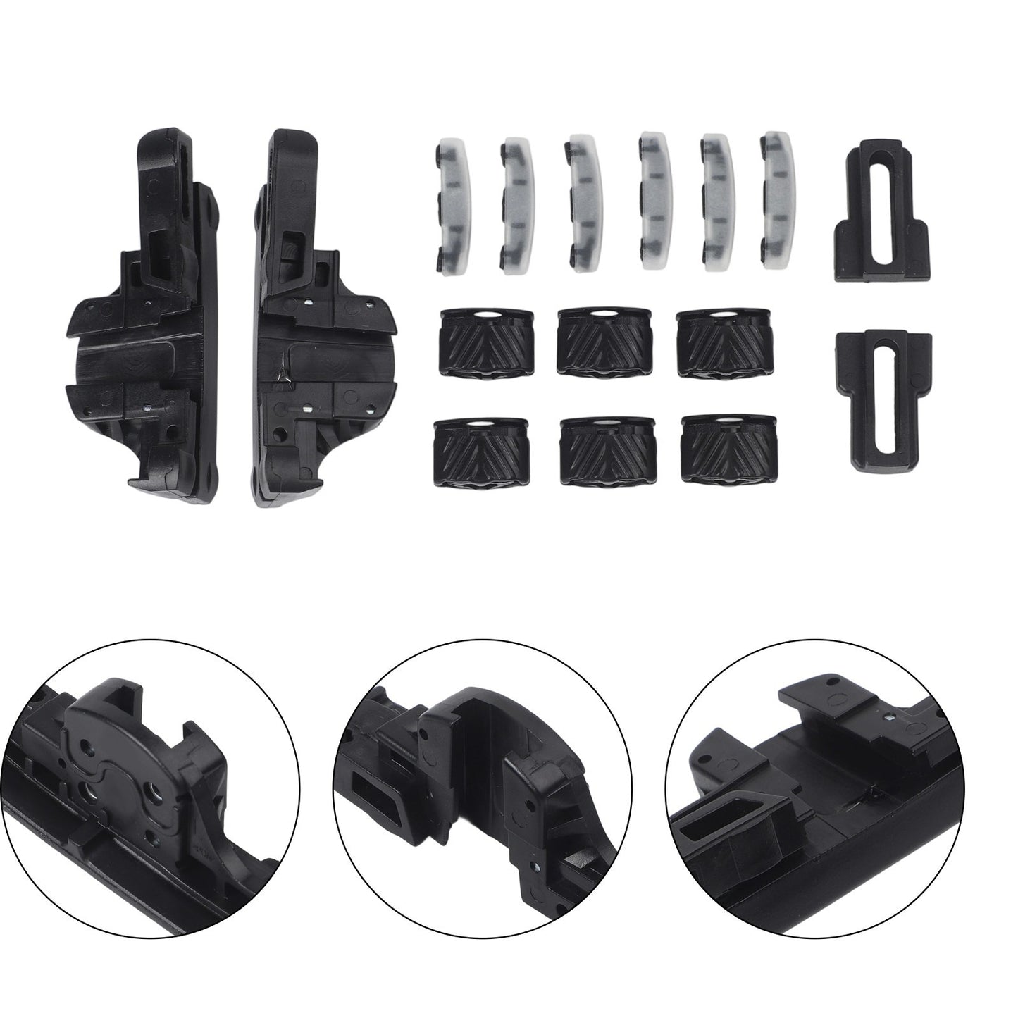 Brackets Slider Clip Kit 16Pcs for Jeep For Renegade Sunroof 2015 2021