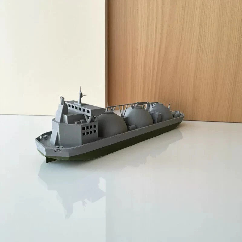 3D Printed LNG Carrier Ship 21cm Floating Toy Boat, Bath Water Play for Kids