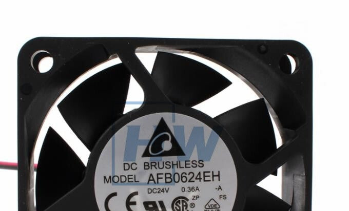 1Pc   DELTA AFB0624EH 6025 6CM 24V 0.36A Inverter Cooling Fan