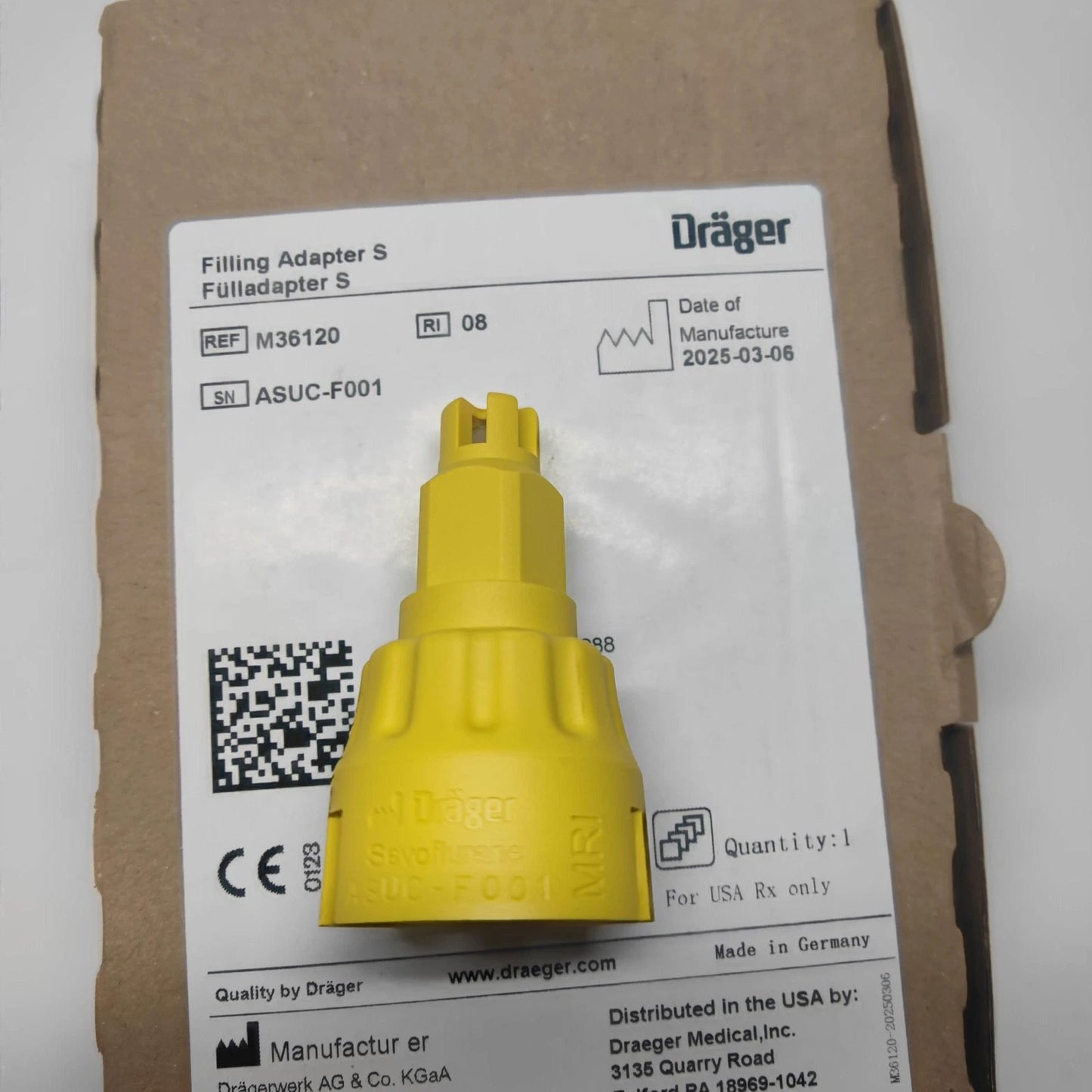 1PCS For Volatilization Tank Parts M36120 Drager Dosing Device Vapor 2000