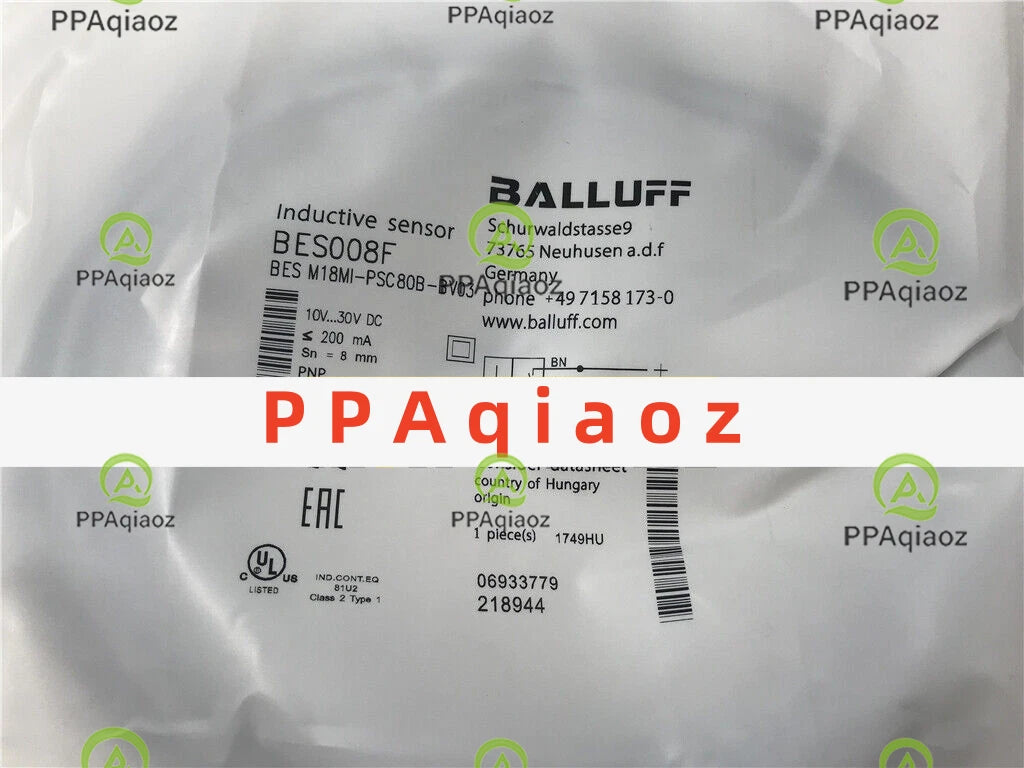 1Pcs  BALLUFF BES M18MI-PSC80B-BV03（BES008F) sensor Fast delivery