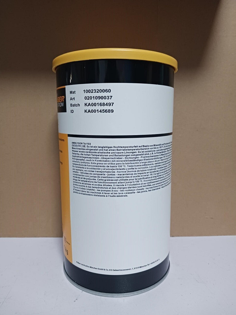 KLUBER Lubrication AMBLYGON TA 15/2 Grease 1Kg ( 2.2 LB )  free ship