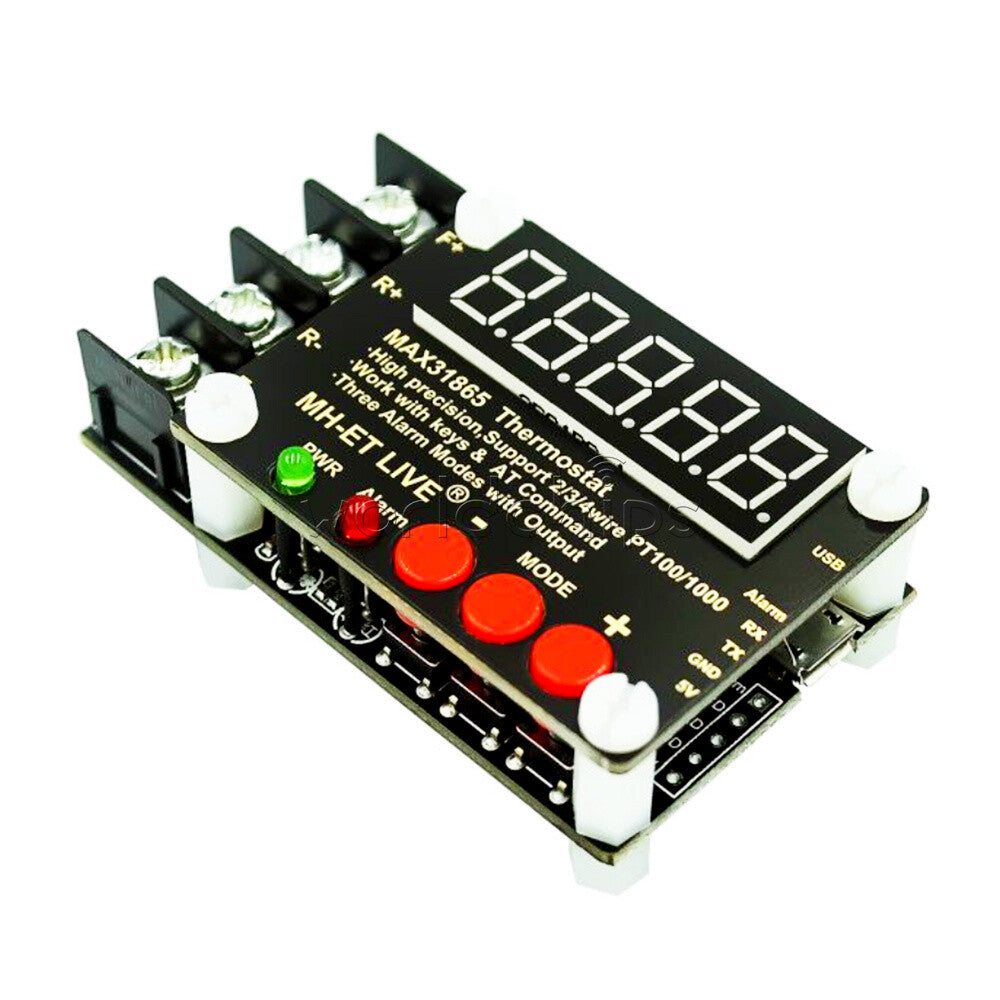 MAX31865 High Precision Isolated Temperature Collector Module PT100 Serial Port