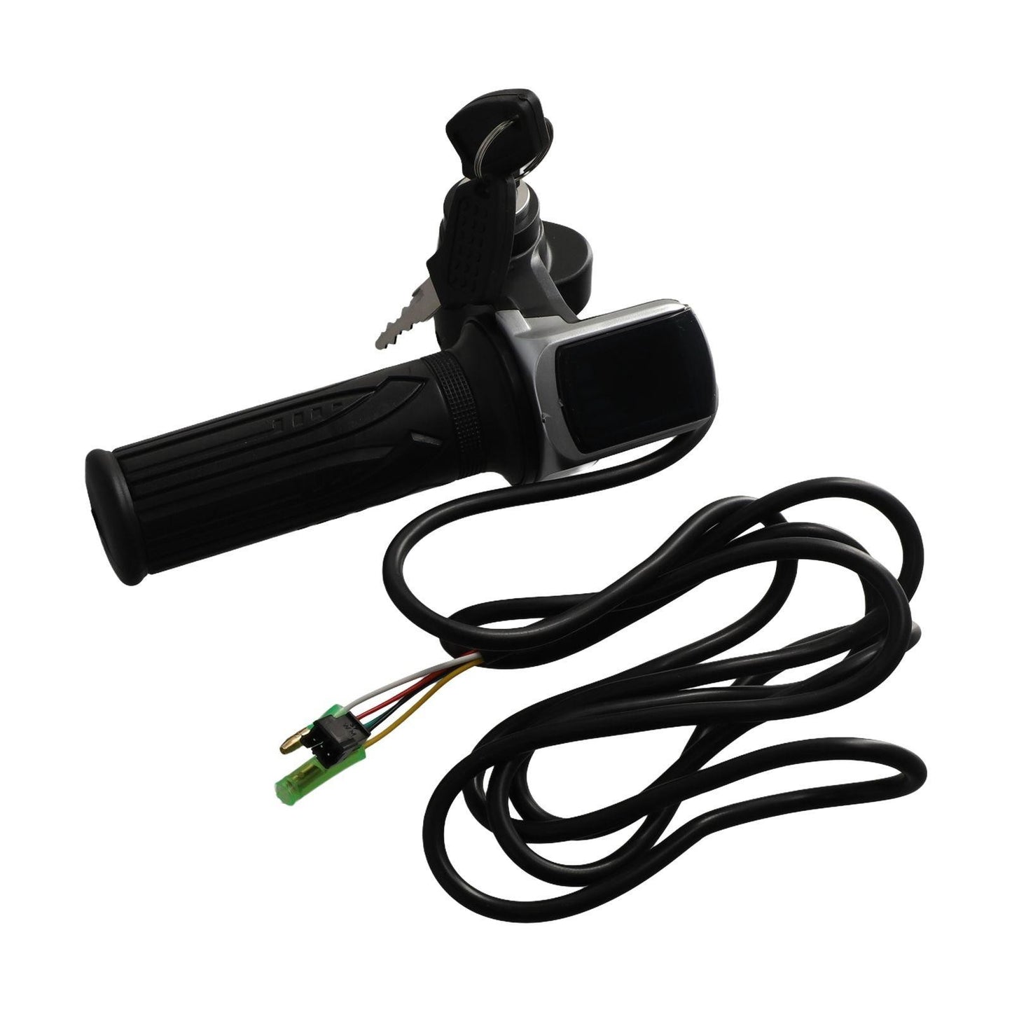60V 48V 36V EBike/Electric Scooter Throttle Grip Handlebar LED Digital Meter