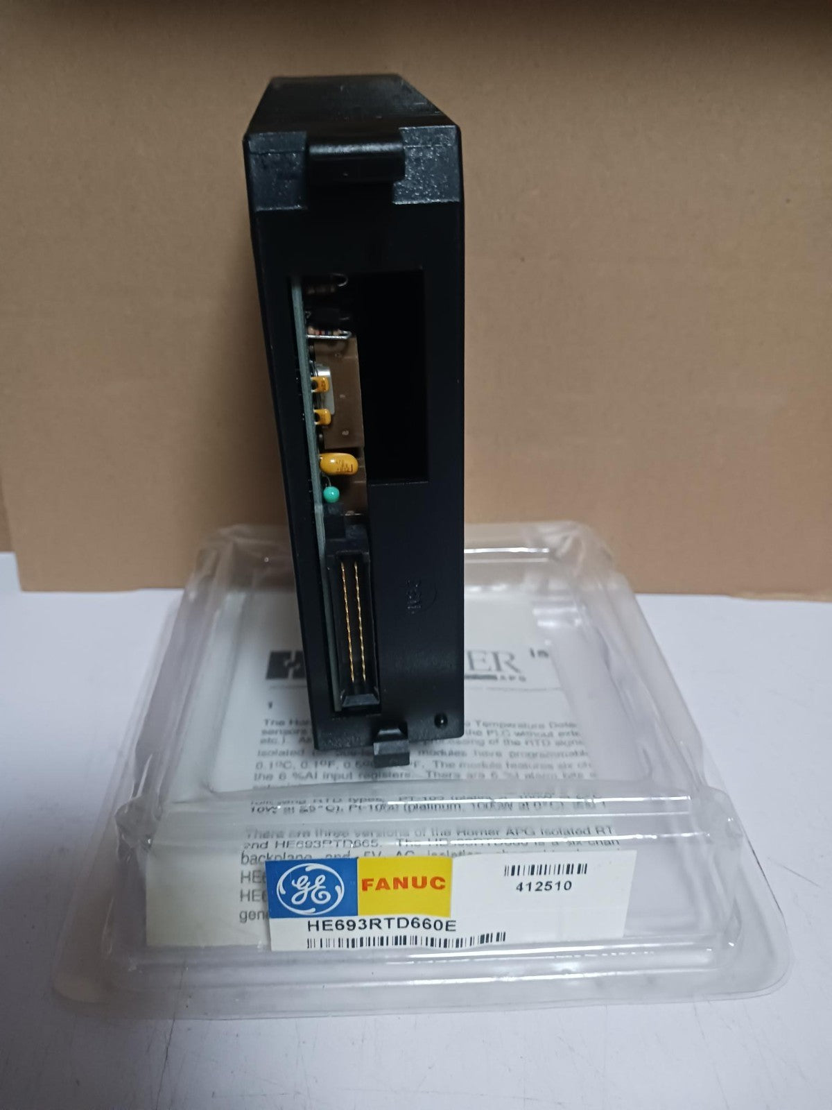 GE FANUC HE693RTD660E INPUT MODULE 6 channel RTD "Never , Mint" free ship
