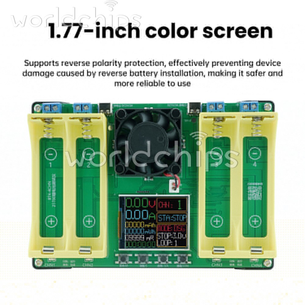 4Channel 21700 Battery Charge Discharge Internal Resistance Tester Directly test