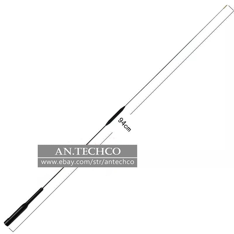 Black SBB4 VHF UHF Dual Band 144 430MHz Long Range Car Radio PL259 Whip Antenna