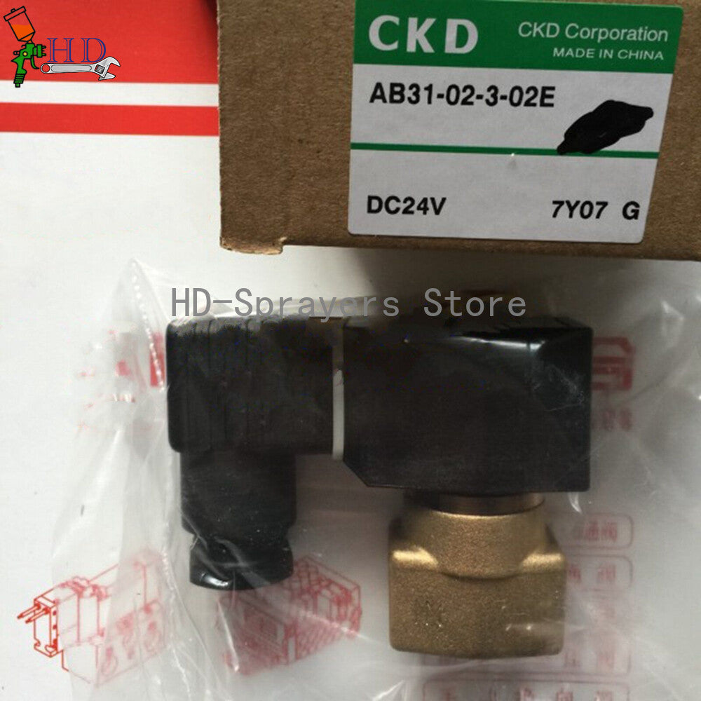 1PCS  For CKD Solenoid Valve AB31-02-3-02E In Box freight free