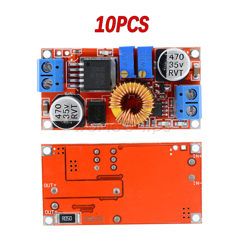 10PCS 5A DC to DC CC CV Li-ion Battery Charging Board Led drive power converter