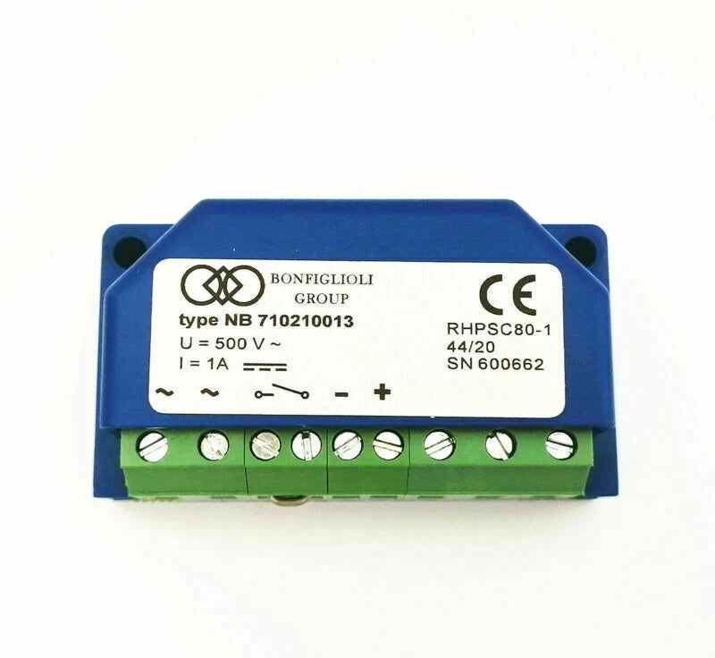 Bonfiglioli Type NB 710210013 RHPSC80-1 500V~ 1A Brake Rectifier Module