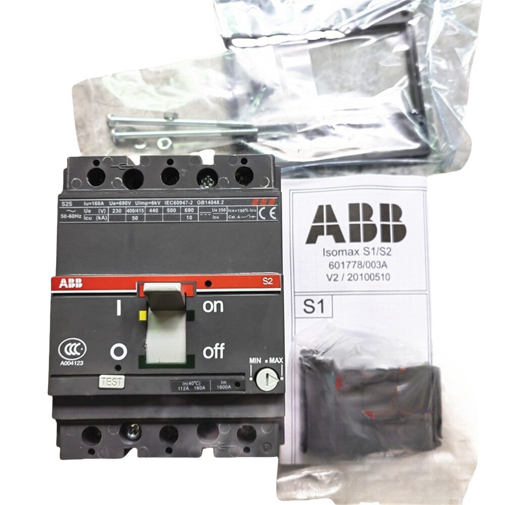 1PC  ABB 3P 160A 1SDA000624R1 Molded Case Circuit Breaker S2S160 R160 3P F FC