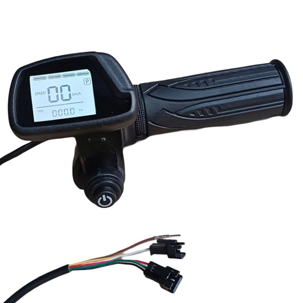 LCD Display Electric Bike Ebike Scooter Throttle 48V Power Voltage Speed
