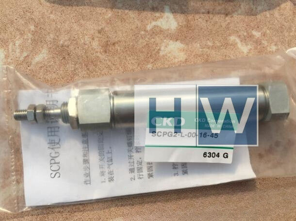 1Pc  Solenoid Valve Pen Type Cylinder SCPG2-L-00-16-45
