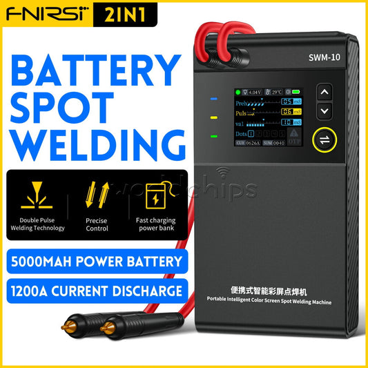 FNIRSI SWM-10 Battery Welding Machine Portable Spot Welder Machine 18650 Battery