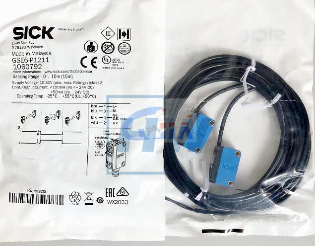 1PC  Reflector Photoelectric Switch Sensor 1060792 GSE6-P1211