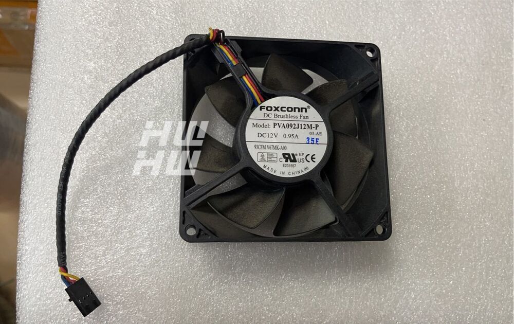 FOXCONN PVA092J12M-P Fan 12V 0.95A 90x90x32mm 4-Pin Case/CPU Cooling Fan