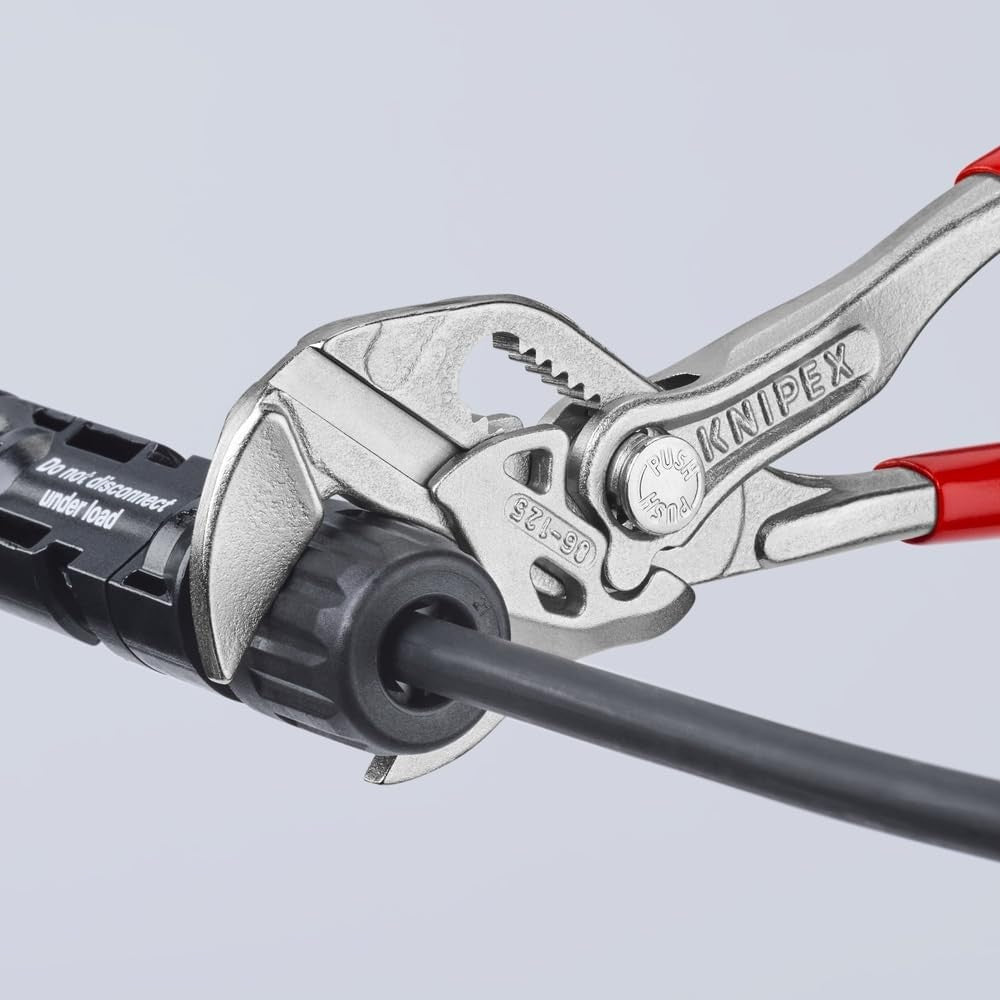 Pliers Wrench Set, Self-Locking Jaw, Chrome Finish, Forged Steel