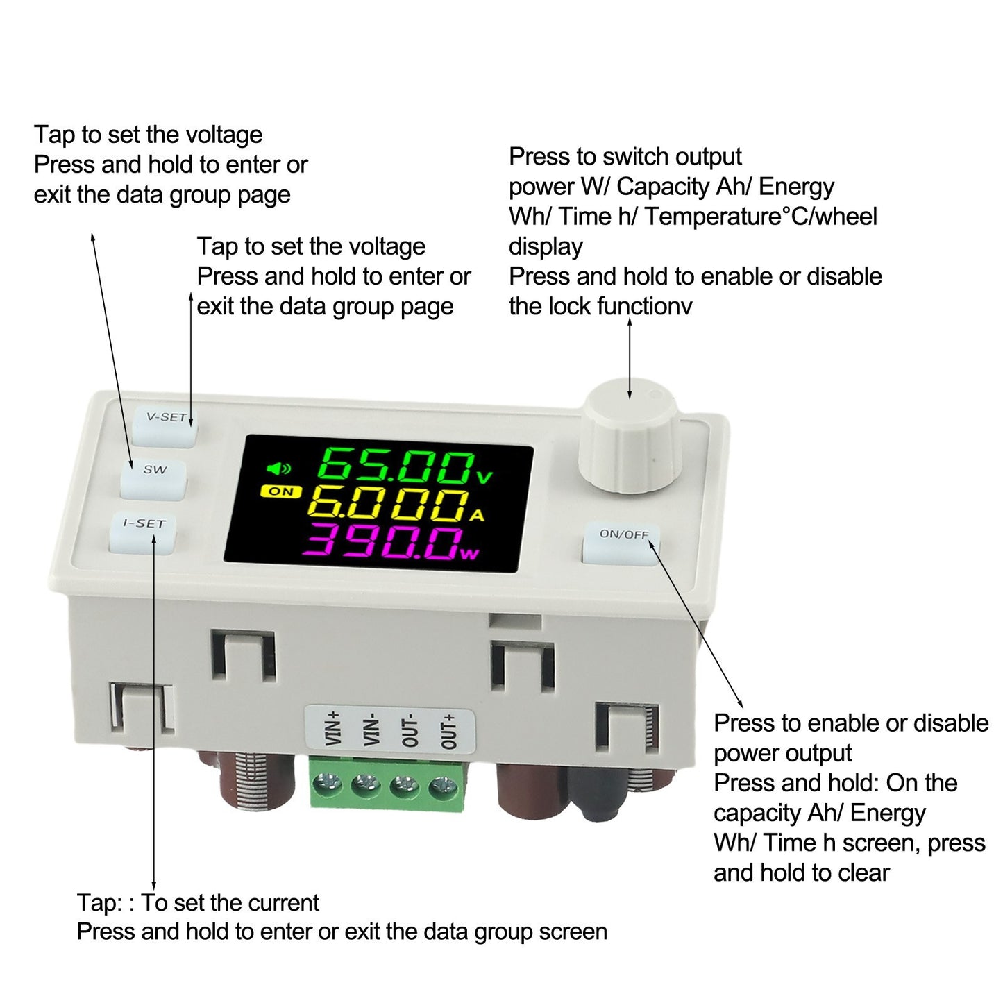 Sophisticated Design Professional LCD on a 390W Adjusting Power Supply