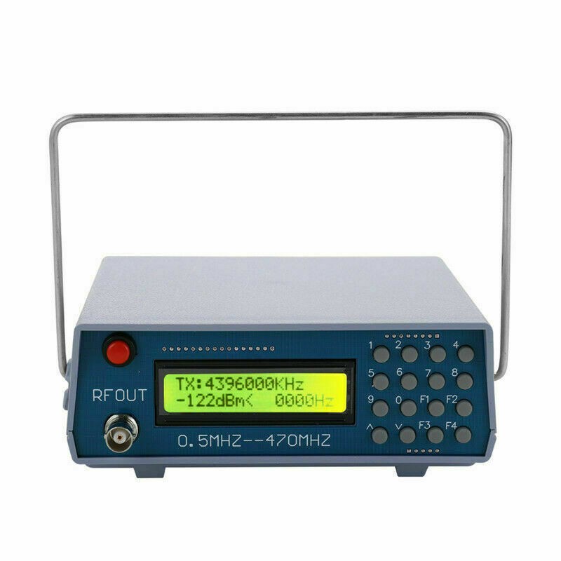 0.5Mhz-470Mhz RF Signal Generator Meter Tester For FM Radio Walkie-Talkie Debug