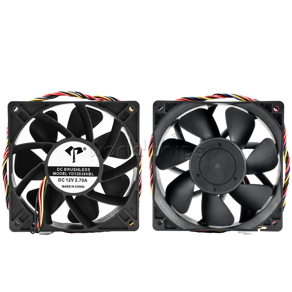 12V Fan Case Full Speed/Temperature Contro Cooling Industrial Ant Miner Fan