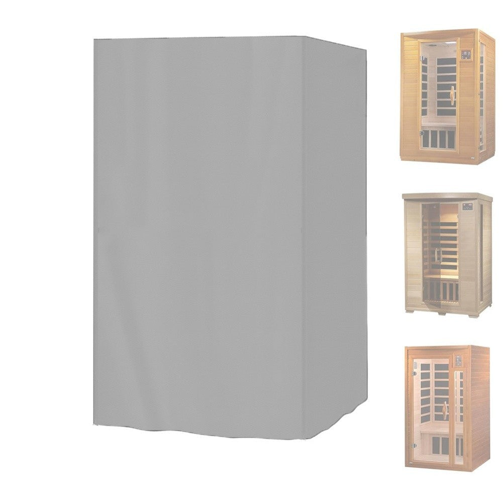 Heavy Duty Sauna Cover Outdoor Fit 2 Person Infrared Saunas with Drawstring