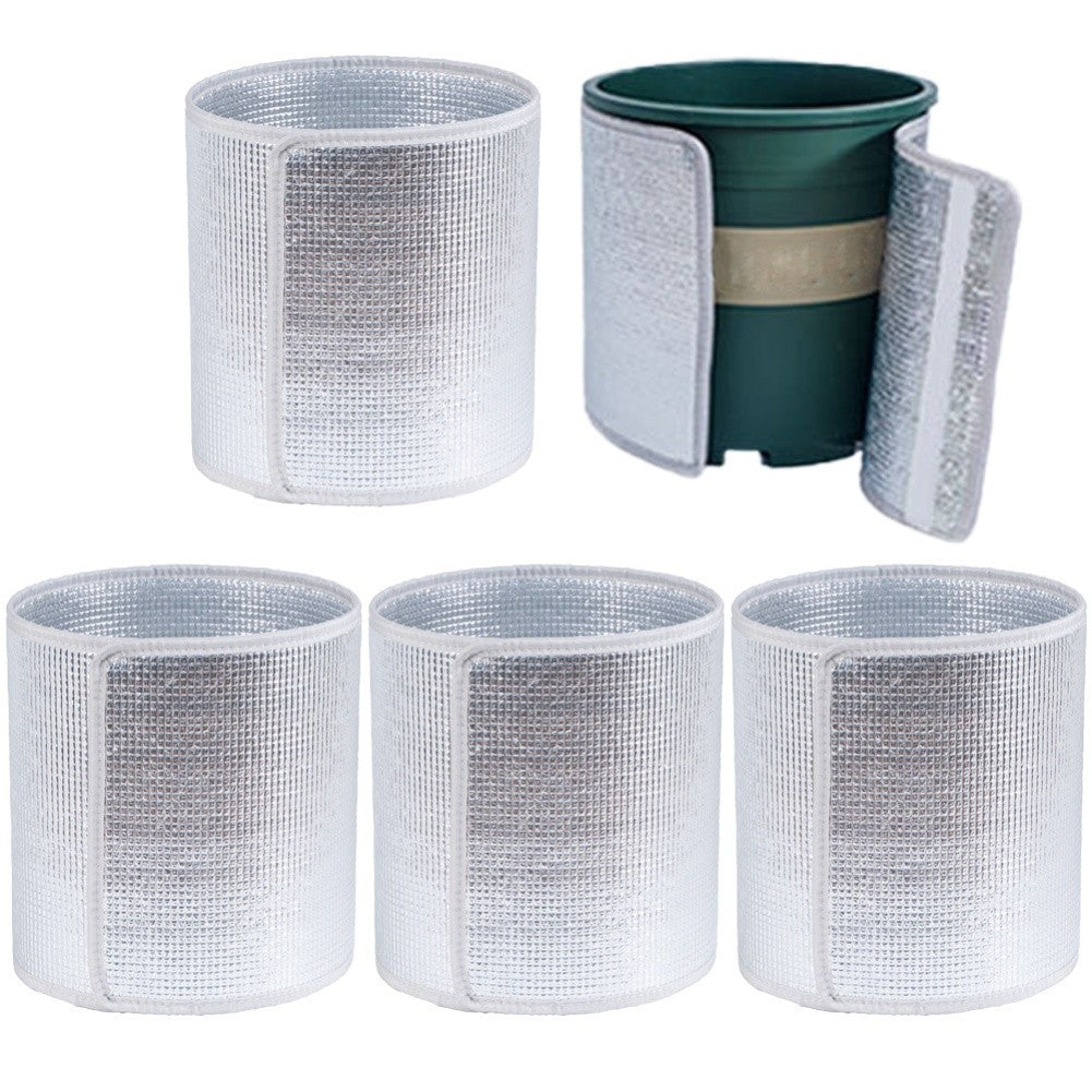 5Pcs Pot Cover Double Layer Thermal Insulation Film for Garden Plant Frost