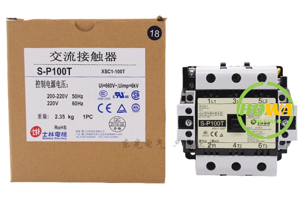 1/piece  Shihlin Motor AC contactor S-P100T  AC220V Coil voltage