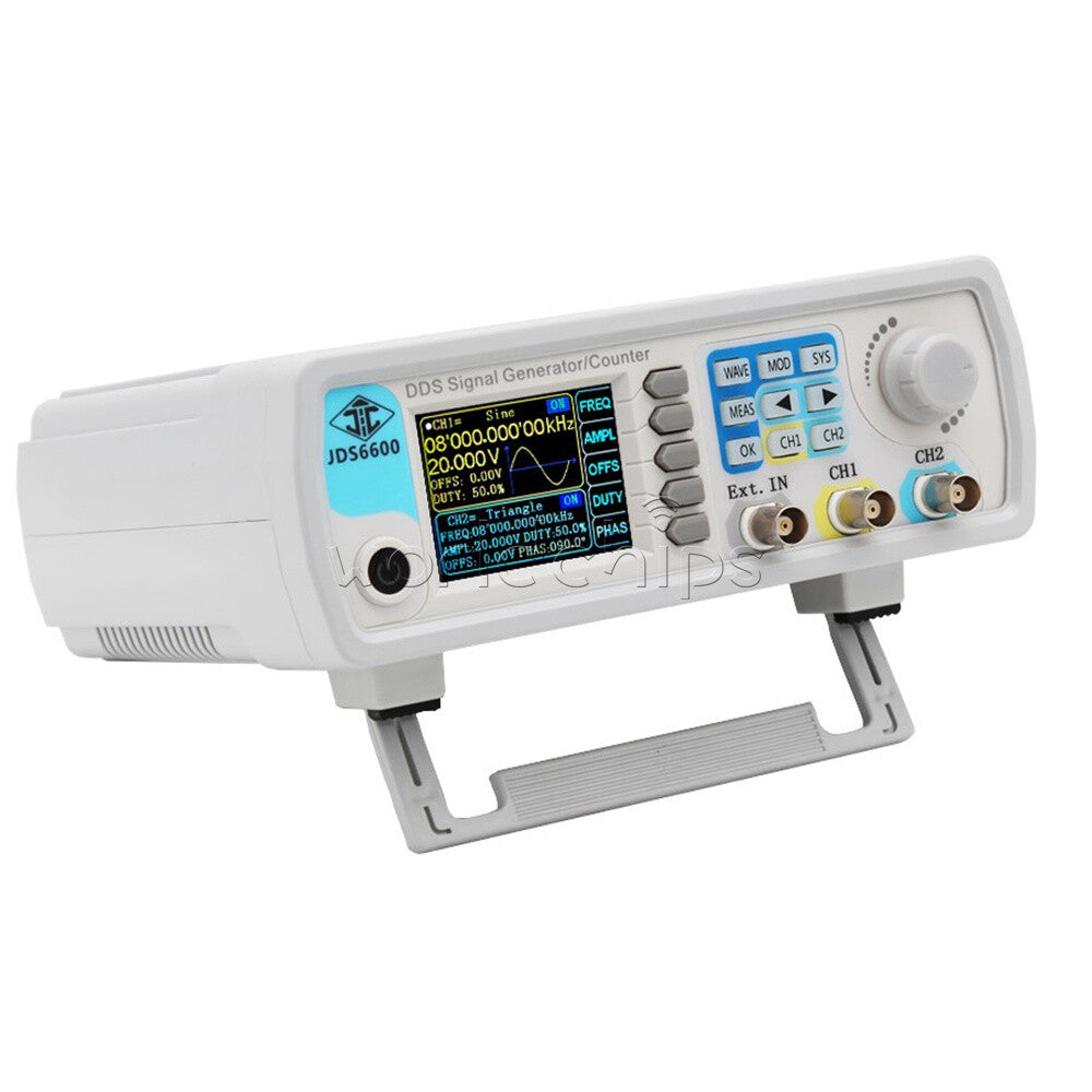 JDS6600 15-50MHz 14bits 2-Channels Arbitrary Waveform DDS Signal Generator Pulse