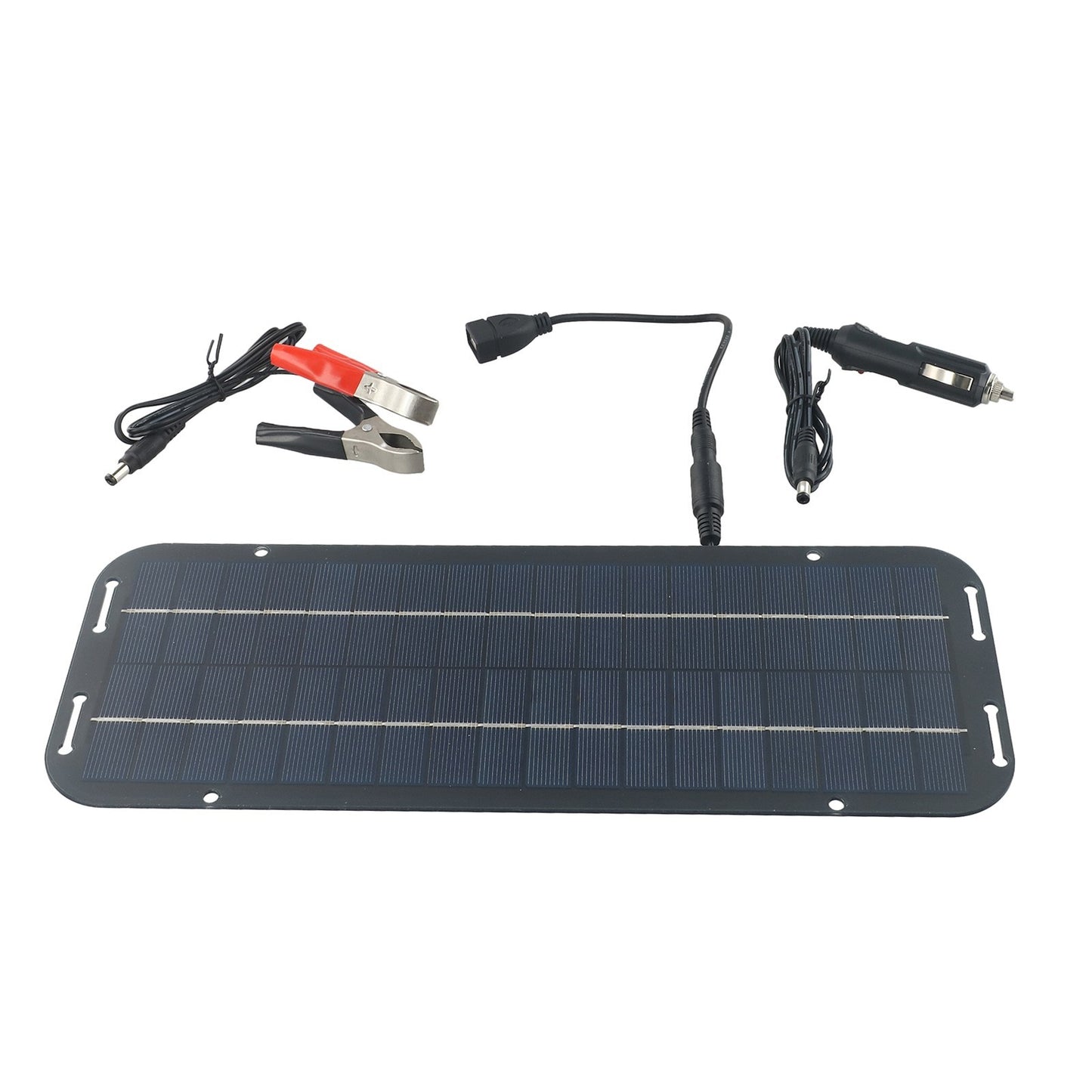 Waterproof 60W Solar Panel Trickle Battery Charger for Car Van Boat Kit