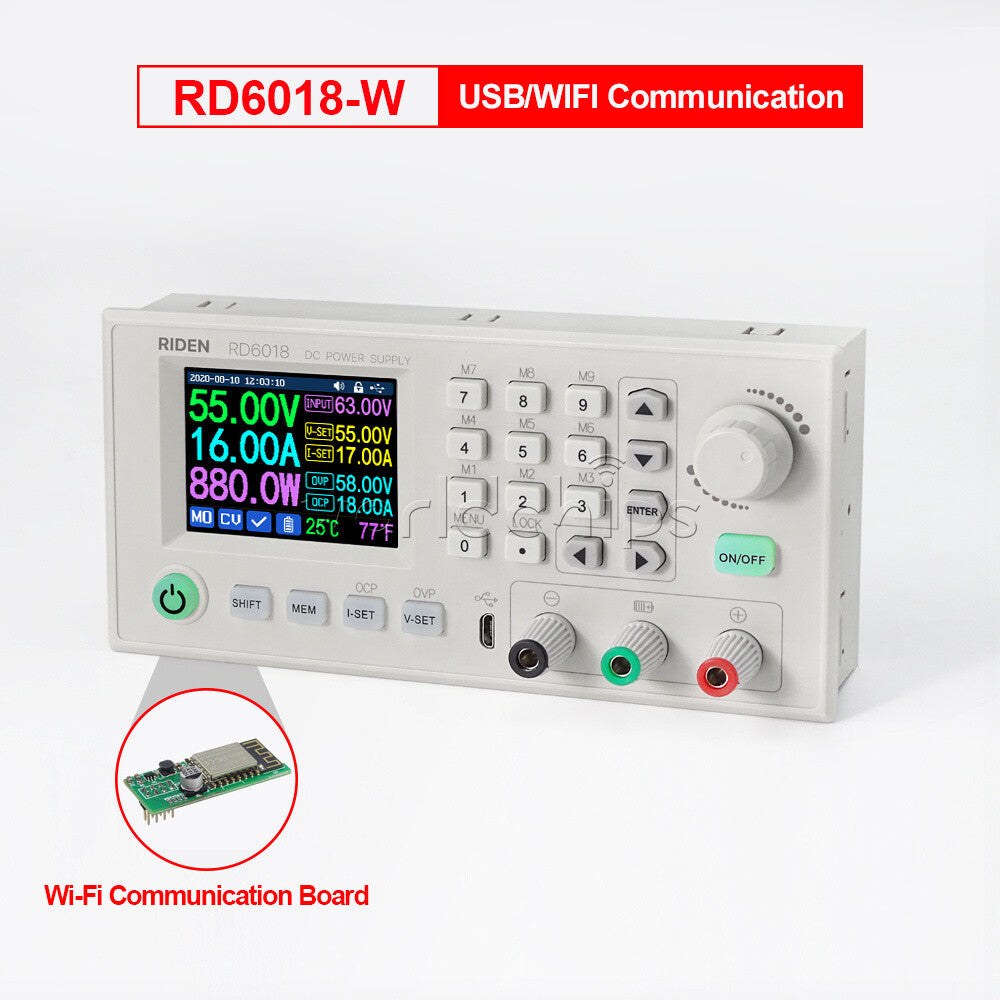 RD6018 RD6018W USB WiFi DC CNC Spannung Step Down Netzteil Abwärts Konverter