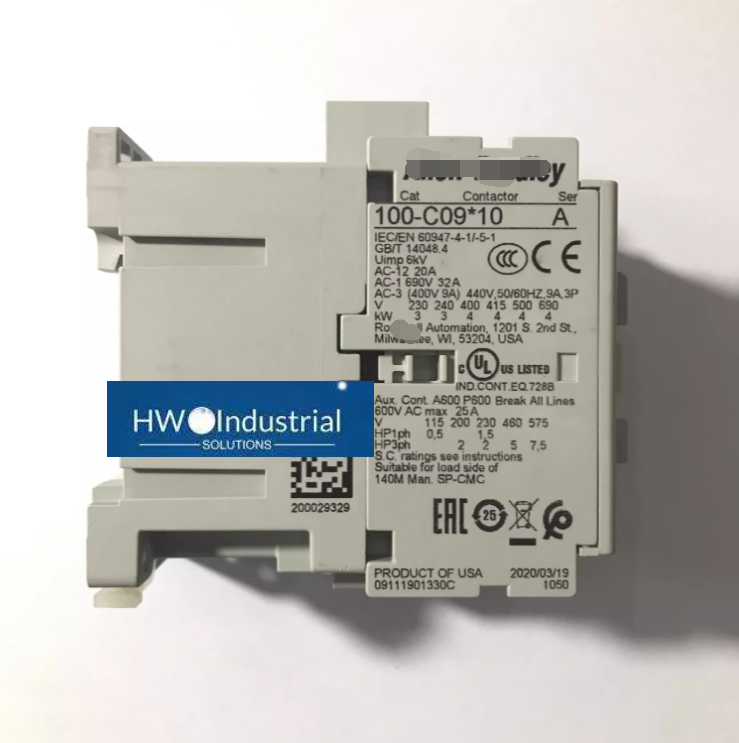 100-C09D10 IEC CONTACTOR 110 - 120VAC