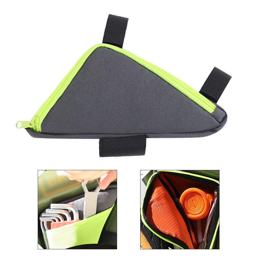 Spacious Triangle Bag for For brompton Bicycle Lightweight and Practical