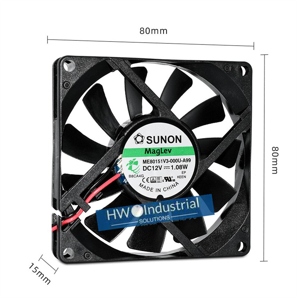 1/piece SUNON ME80151V3-000U-A99 8015 8CM 12V 1.08W Maglev Cooling Fan