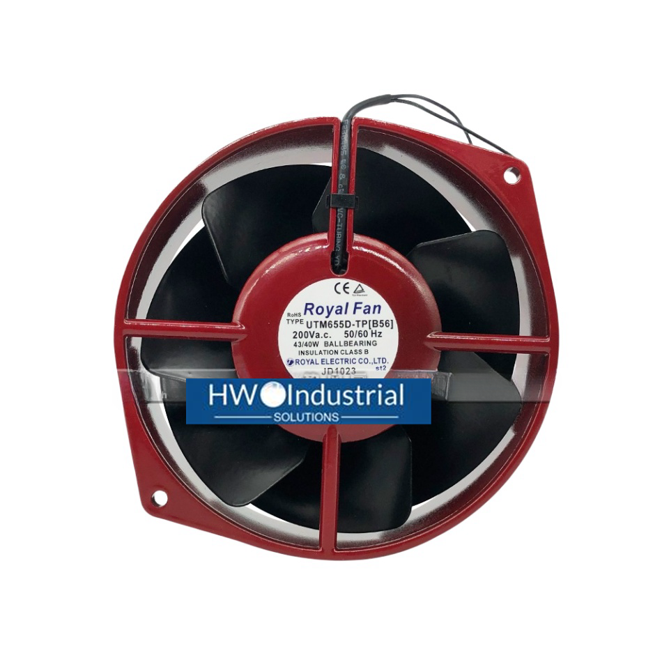 Royal Fan UTM655D-TP [B56] 200V 43/40W High Temperature Resistant Axial Fan