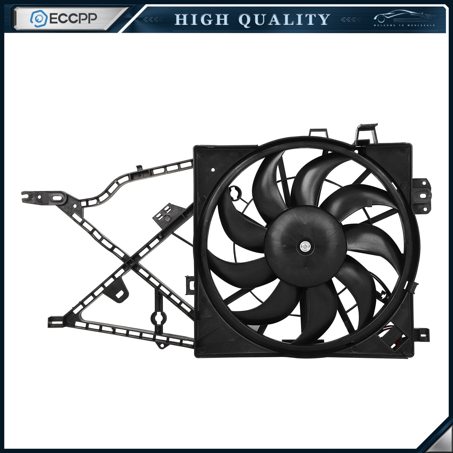 Electric Radiator Cooling Fan Assembly For 2001 2002 2003 2004 2005 Saturn L300
