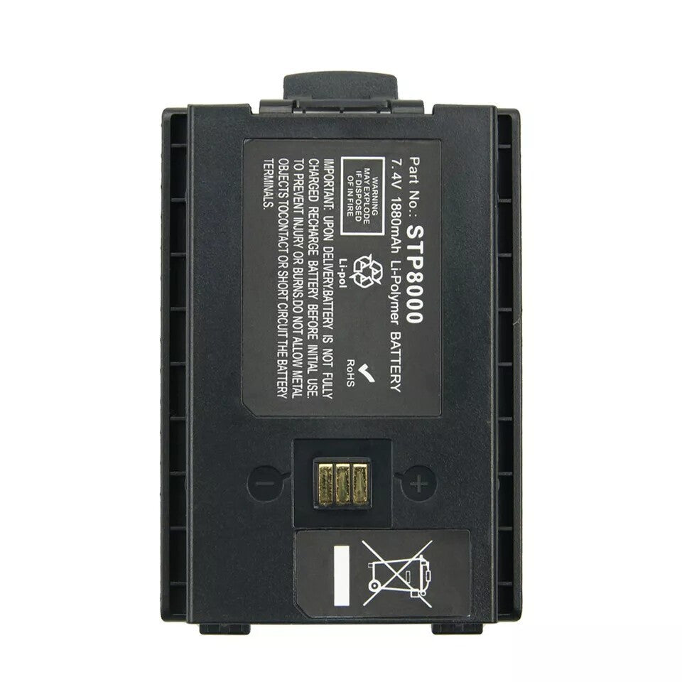 2pcs  7.4V 1880mAh Li-Ion Battery for Radio Sepura STP8000 STP8020 STP8030